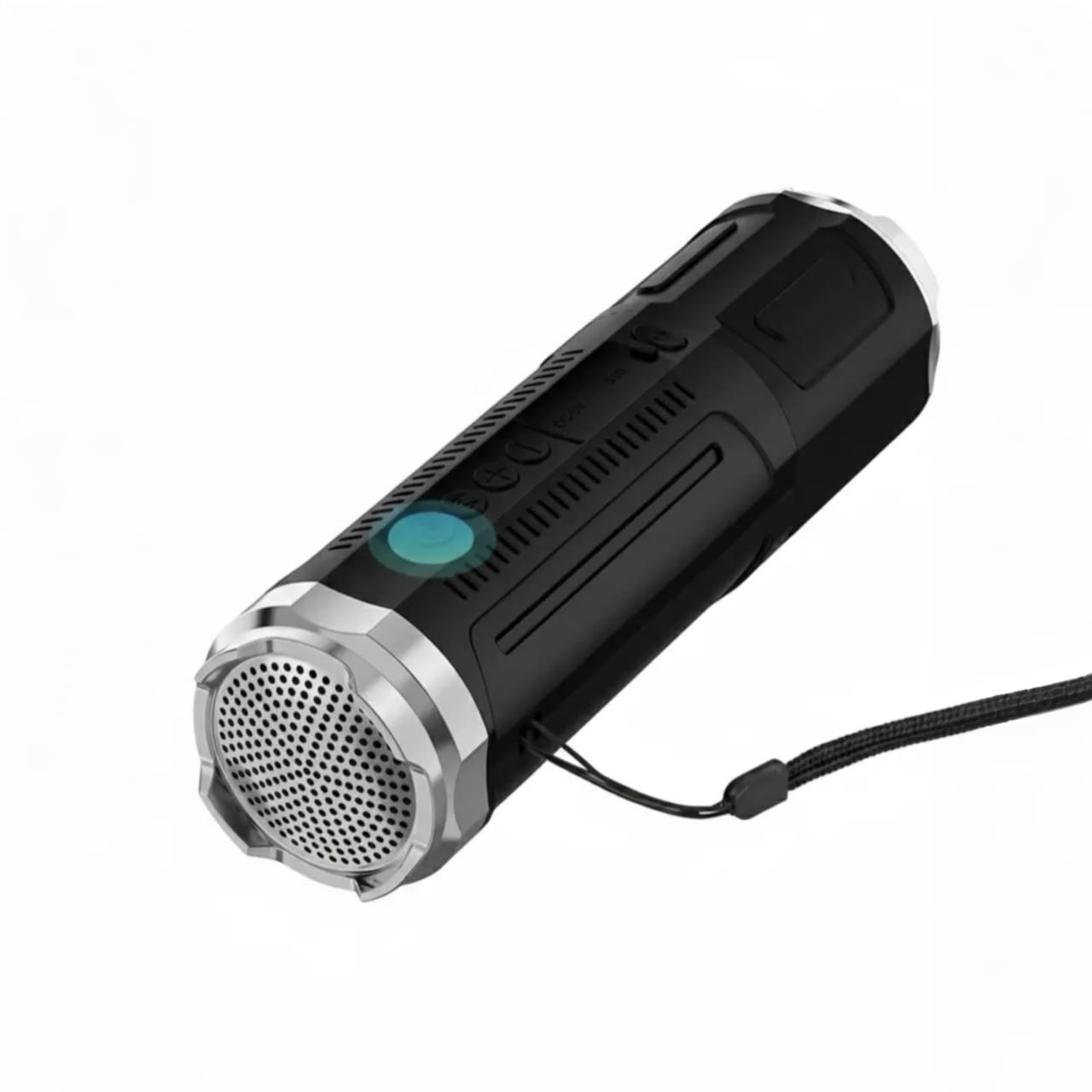 Portable Bluetooth Speaker With Zoomable Flashlight – 4 Dimming Modes FM Radio Long Lasting Life