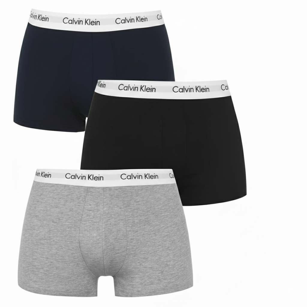 Calvin Klein 3-Pack Boxer Shorts Men’s Trunks ( Multi Color)