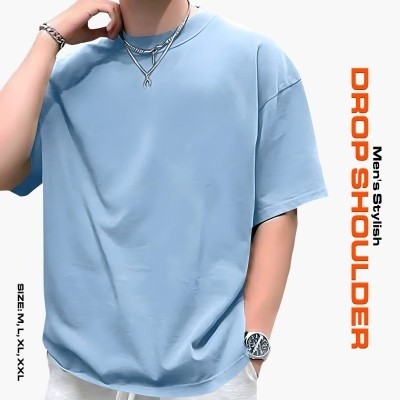 Men’s Stylish Drop Shoulder-Blue